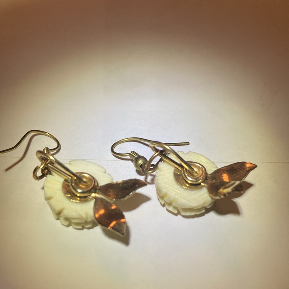 🌙Vtg. KREMENTZ Rose Flower hook style - Picture 5 of 6